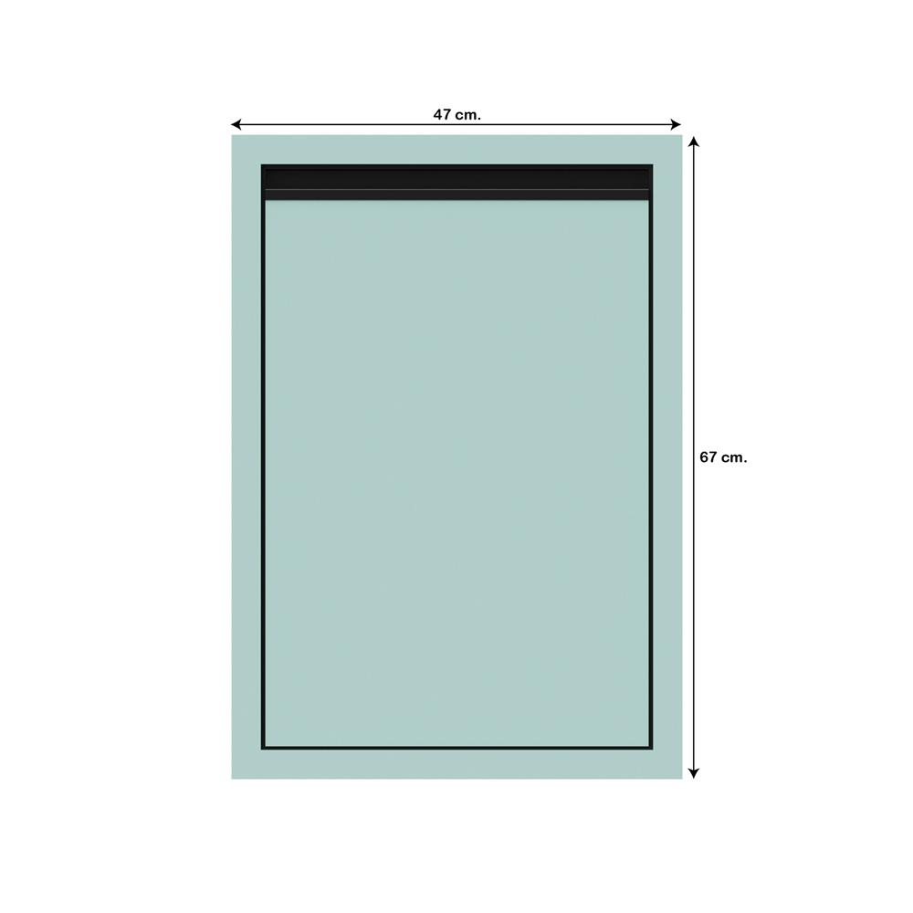 บานซิงค์เดี่ยวเรียบ JUPITER JUVENTAS 47x67 ซม. สีเขียว