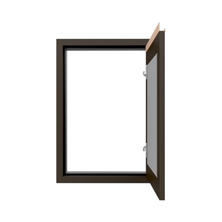 บานซิงค์เดี่ยวระแนง JUPITER JUVENTAS 47x67 ซม. สีน้ำตาล_1