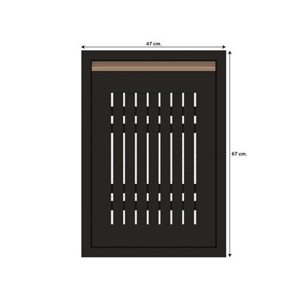 บานซิงค์เดี่ยวระแนง JUPITER JUVENTAS 47x67 ซม. สีน้ำตาล_3