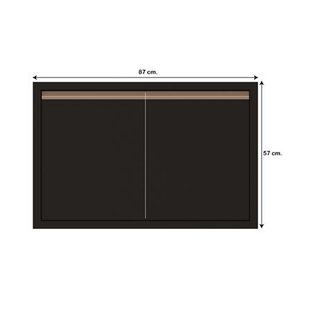 บานใต้เตาเรียบ JUPITER JUVENTAS 87x57 ซม. สีน้ำตาล_3