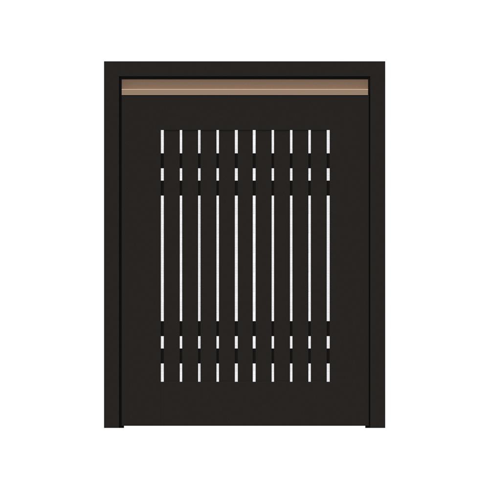 บานถังแก๊สระแนง JUPITER JUVENTAS 57x74 ซม. สีน้ำตาล