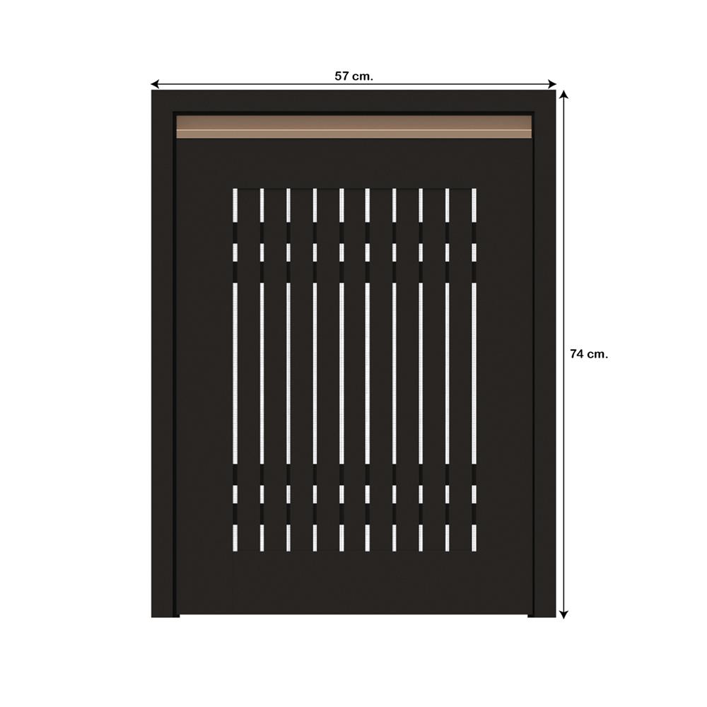 บานถังแก๊สระแนง JUPITER JUVENTAS 57x74 ซม. สีน้ำตาล