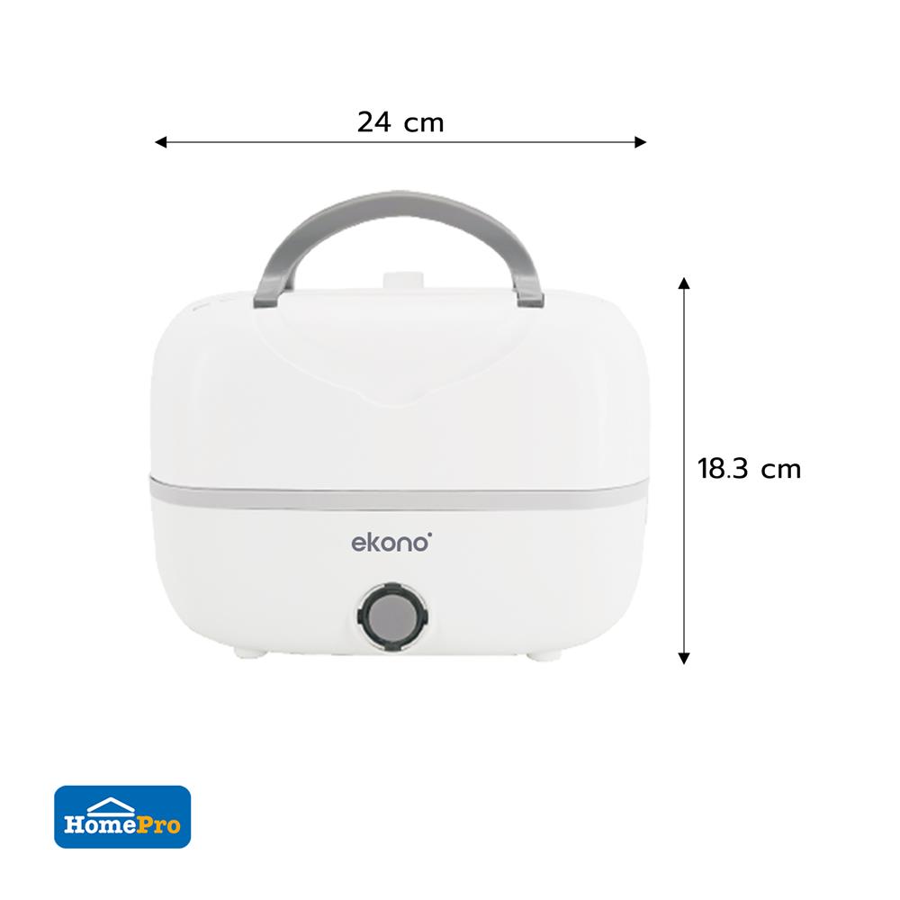 ปิ่นโตไฟฟ้า EKONO EKN-02-WHITE สีขาว