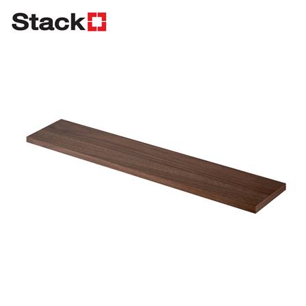แผ่นชั้นไม้เมลามีน STACKO 120X20X1.6 ซม. โคลัมเบีย วอลนัท