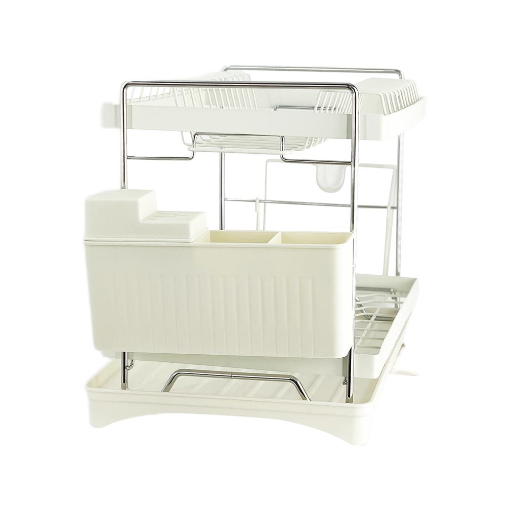 ชั้นคว่ำจาน 2 ชั้น KECH CREAMY 42X30X36 ซม.