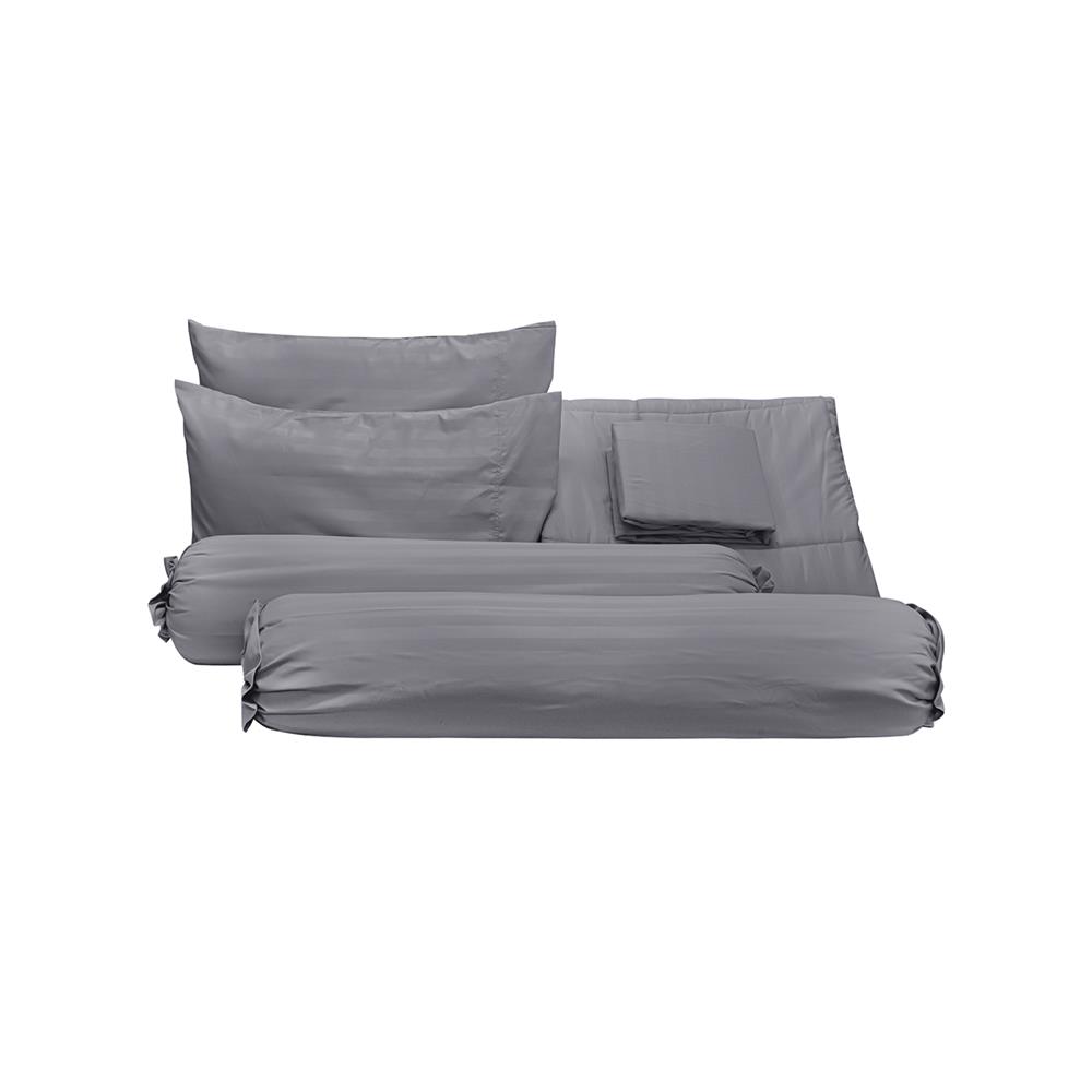 ชุดผ้าปูที่นอน 6 ฟุต (ชุด 6 ชิ้น) PICASSO CLASSIC STYLE สีเทา