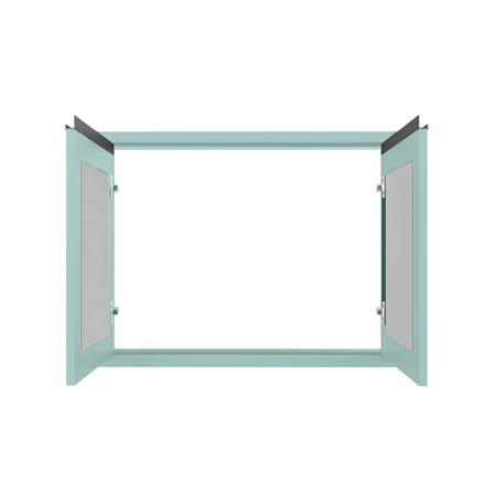 บานใต้เตาระแนง JUPITER JUVENTAS 87x57 ซม. สีเขียว_1