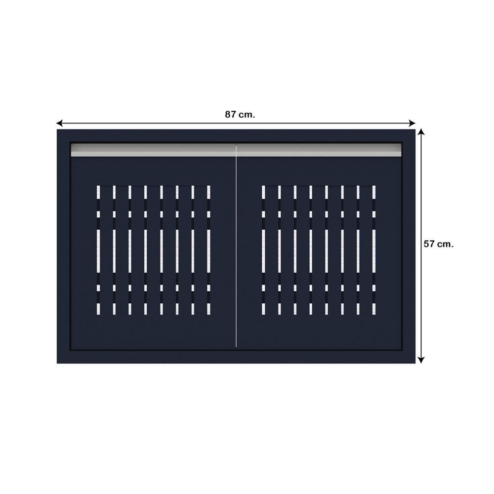 บานใต้เตาระแนง JUPITER JUVENTAS 87x57 ซม. สีน้ำเงิน