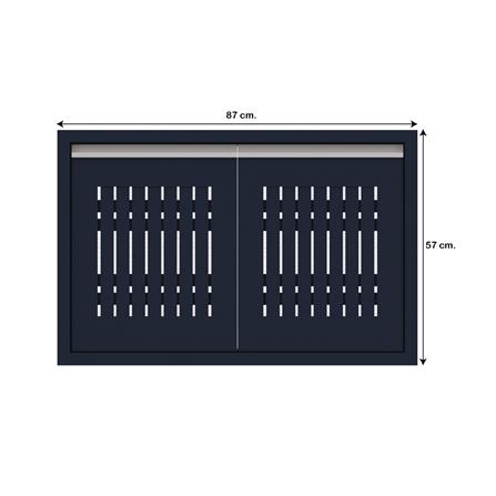 บานใต้เตาระแนง JUPITER JUVENTAS 87x57 ซม. สีน้ำเงิน_3