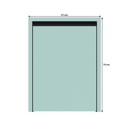 บานถังแก๊สเรียบ JUPITER JUVENTAS 57x74 ซม. สีเขียว_3