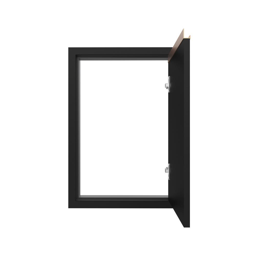 บานซิงค์เดี่ยวเรียบ JUPITER JUVENTAS 47x67 ซม. สีดำ