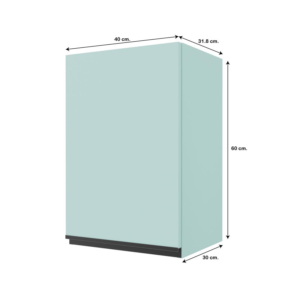 ตู้แขวนเดี่ยวเรียบ JUPITER JUVENTAS 40x60 ซม. สีเขียว