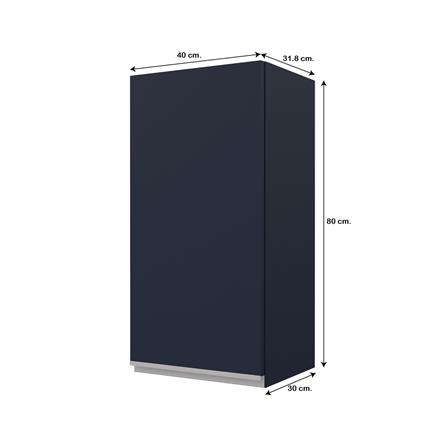 ตู้แขวนเดี่ยวเรียบ JUPITER JUVENTAS 40x80 ซม. สีน้ำเงิน_3