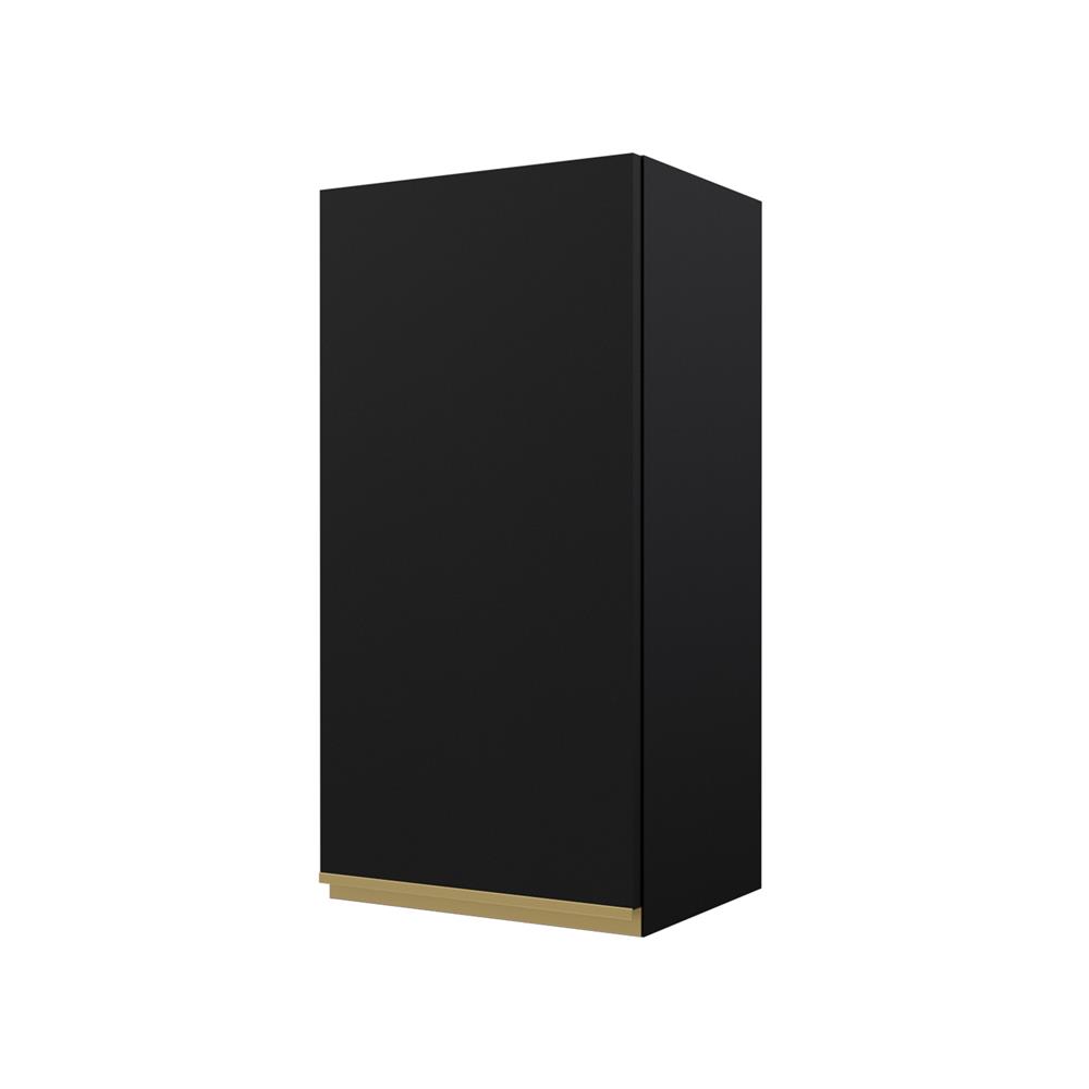ตู้แขวนเดี่ยวเรียบ JUPITER JUVENTAS 40x80 ซม. สีดำ