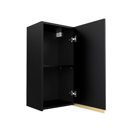 ตู้แขวนเดี่ยวเรียบ JUPITER JUVENTAS 40x80 ซม. สีดำ_2