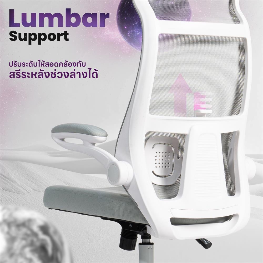 เก้าอี้สำนักงาน DESKSPACE NEXCHAIR สีเทา