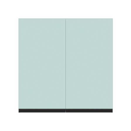 ตู้แขวนคู่เรียบ JUPITER JUVENTAS 80x80 ซม. สีเขียว_0