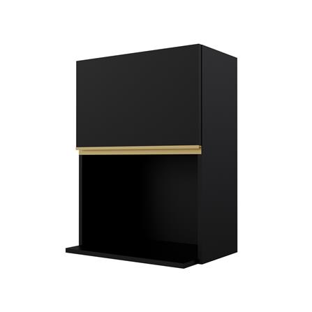 ตู้แขวนไมโครเวฟเรียบ JUPITER JUVENTAS 60x80 ซม. สีดำ_1