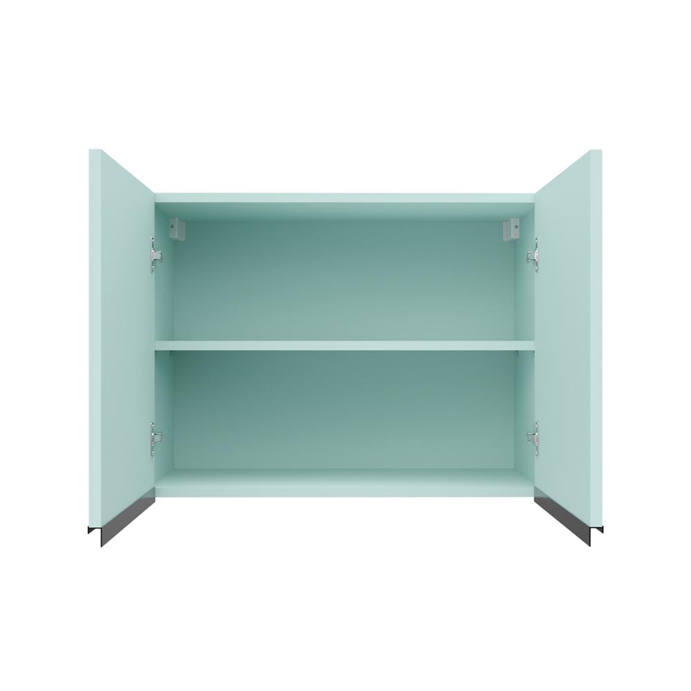 ตู้แขวนคู่เรียบ JUPITER JUVENTAS 80x60 ซม. สีเขียว