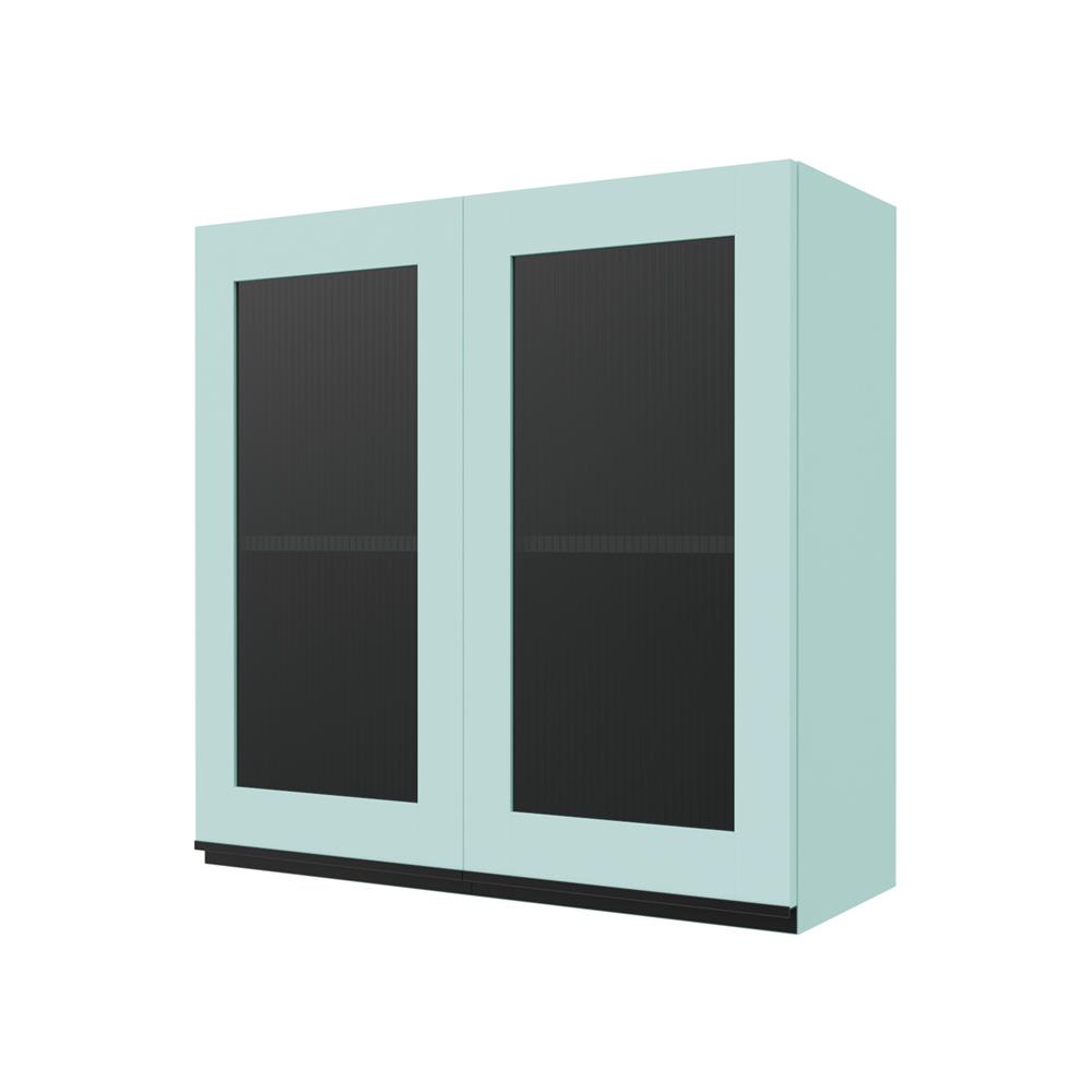 ตู้แขวนคู่กระจก JUPITER JUVENTAS 80x80 ซม. สีเขียว