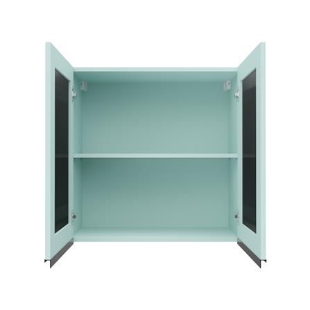 ตู้แขวนคู่กระจก JUPITER JUVENTAS 80x80 ซม. สีเขียว_2