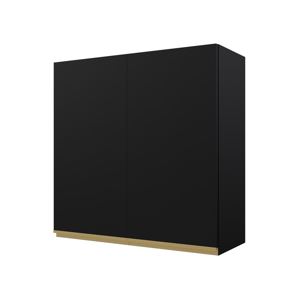 ตู้แขวนคู่เรียบ JUPITER JUVENTAS 80x80 ซม. สีดำ