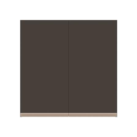 ตู้แขวนคู่เรียบ JUPITER JUVENTAS 80x80 ซม. สีน้ำตาล_0