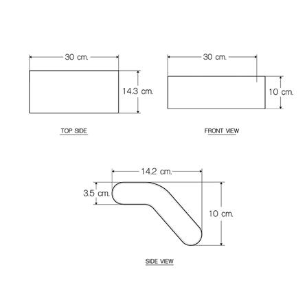 หมอนอ่างอาบน้ำ I-SPA I-BPL10_2