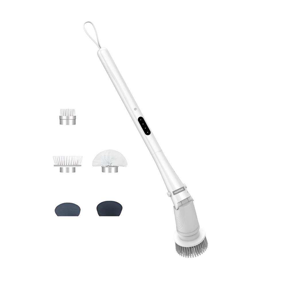 แปรงทำความสะอาดไฟฟ้า HOMEMI LITE HM0096-P-WH 80 วัตต์ (หัวเปลี่ยน 5 แบบ)_1