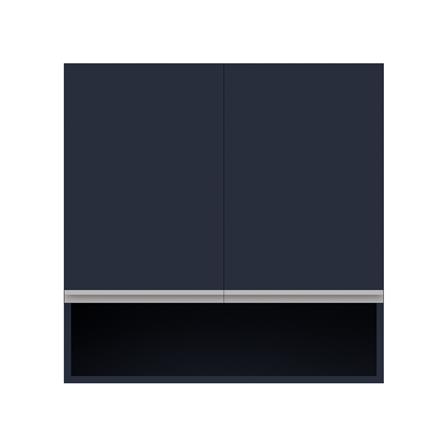 ตู้แขวนคู่เรียบช่องโล่ง D2 JUPITER JUVENTAS 80x80 ซม. สีน้ำเงิน_0