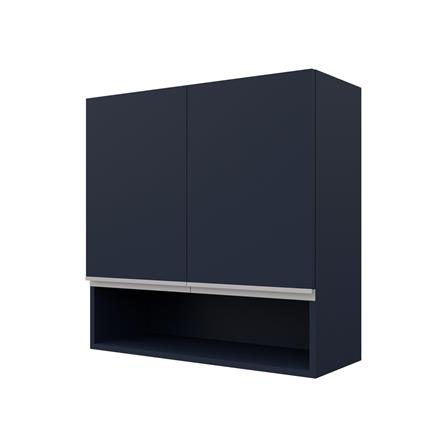 ตู้แขวนคู่เรียบช่องโล่ง D2 JUPITER JUVENTAS 80x80 ซม. สีน้ำเงิน_1