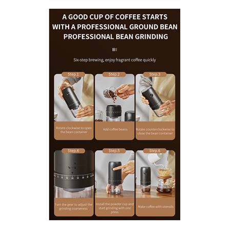 เครื่องบดเมล็ดกาแฟ GRINDER 8200240 สีดำ_9