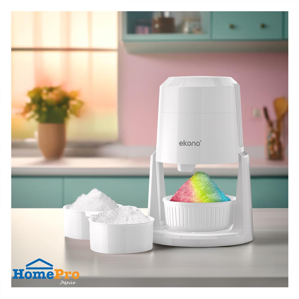 เครื่องไสน้ำแข็งไฟฟ้า EKONO RX03 สีขาว