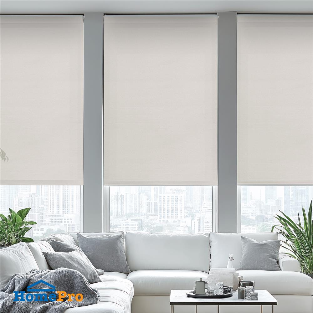 ม่านม้วน HOME LIVING STYLE GARNER 120X210 ซม. สีครีม