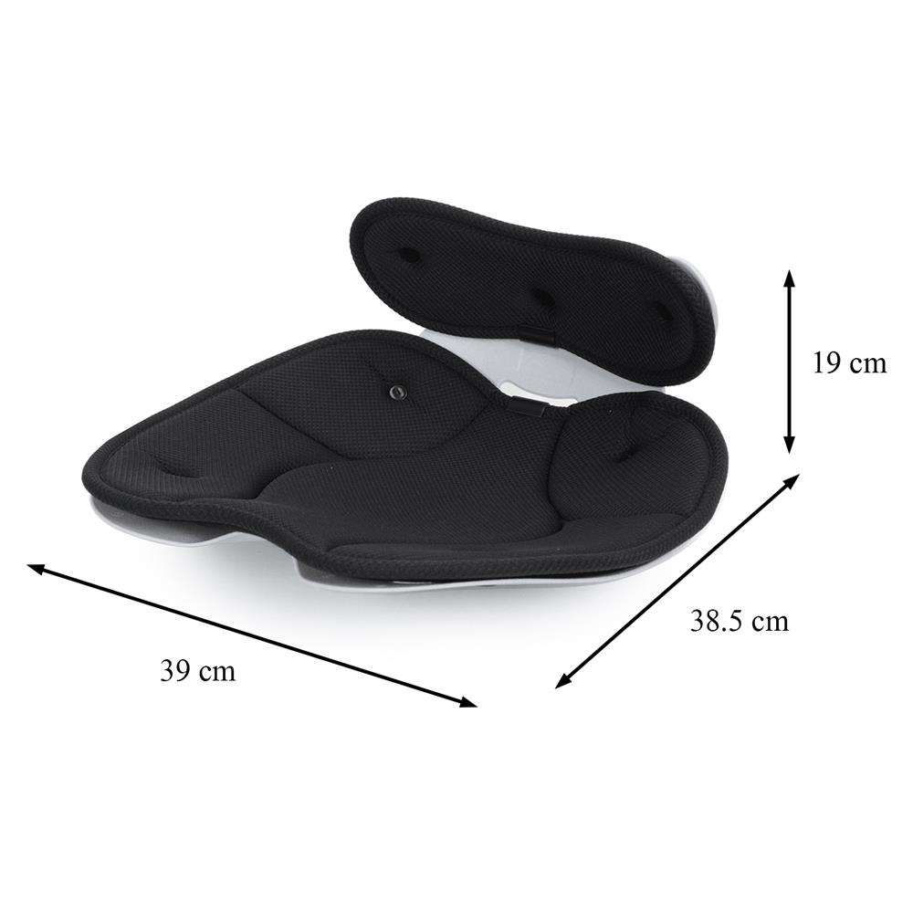 เบาะรองนั่ง HOME LIVING STYLE ERGONO 15x7.5 นิ้ว สีดำ