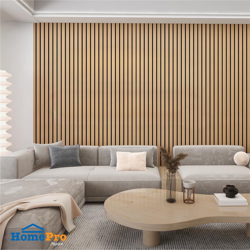 สติกเกอร์โฟม HOME LIVING STYLE GROOVE 0.60X3 ม. สีน้ำตาล