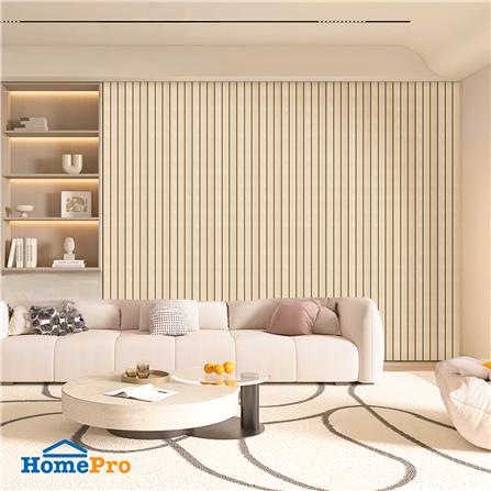 สติกเกอร์โฟม HOME LIVING STYLE GROOVE 0.60X3 ม. สีน้ำตาลอ่อน_3