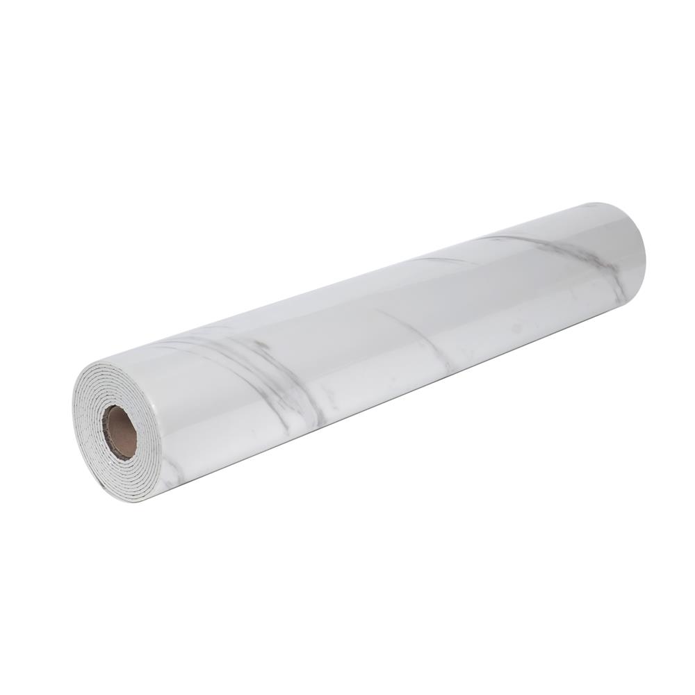 สติกเกอร์โฟม HOME LIVING STYLE MARBLE 0.60X3 ม. สีขาว