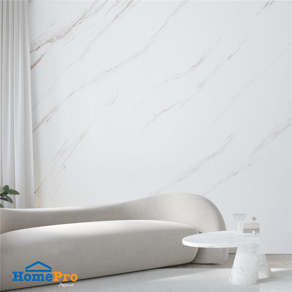 สติกเกอร์โฟม HOME LIVING STYLE MARBLE 0.60X3 ม. สีขาว