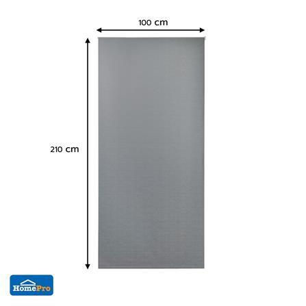 ม่านม้วน HOME LIVING STYLE JENNA 100X210 ซม. สีเทา_6