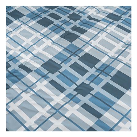 ชุดผ้าปูที่นอน 6 ฟุต (ชุด 6 ชิ้น) HOME LIVING STYLE URBAN สี BLUE_4