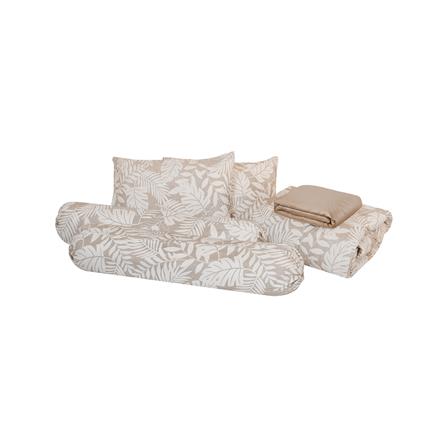 ชุดผ้าปูที่นอน 6 ฟุต (ชุด 6 ชิ้น) HOME LIVING STYLE HUE สี BROWN_2