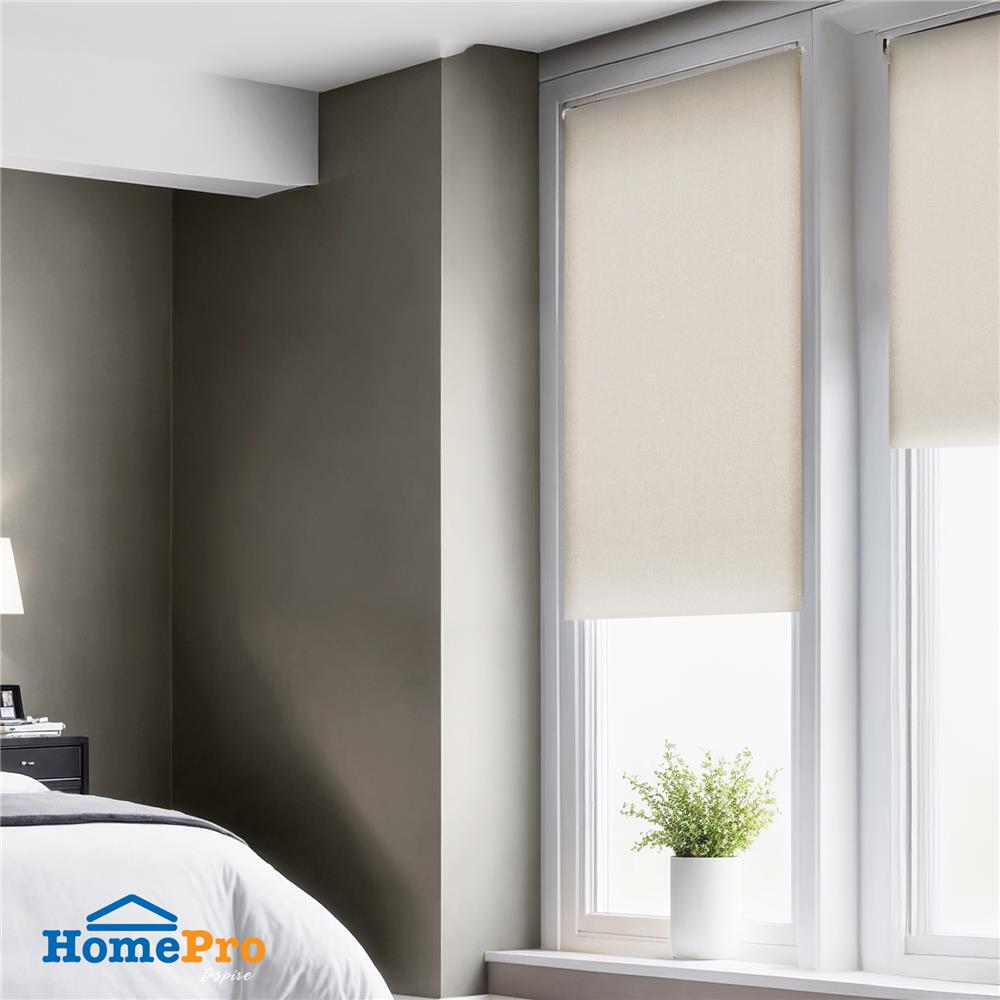 ม่านม้วน HOME LIVING STYLE GARNER 100X210 ซม. สีครีม