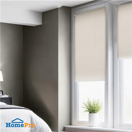 ม่านม้วน HOME LIVING STYLE GARNER 100X210 ซม. สีครีม_4