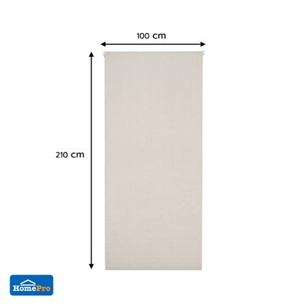 ม่านม้วน HOME LIVING STYLE GARNER 100X210 ซม. สีครีม_6