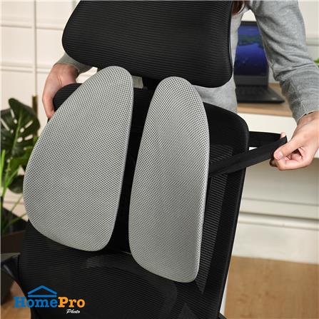 เบาะรองหลัง HOME LIVING STYLE ERGONO 14x14 นิ้ว สีเทา_6