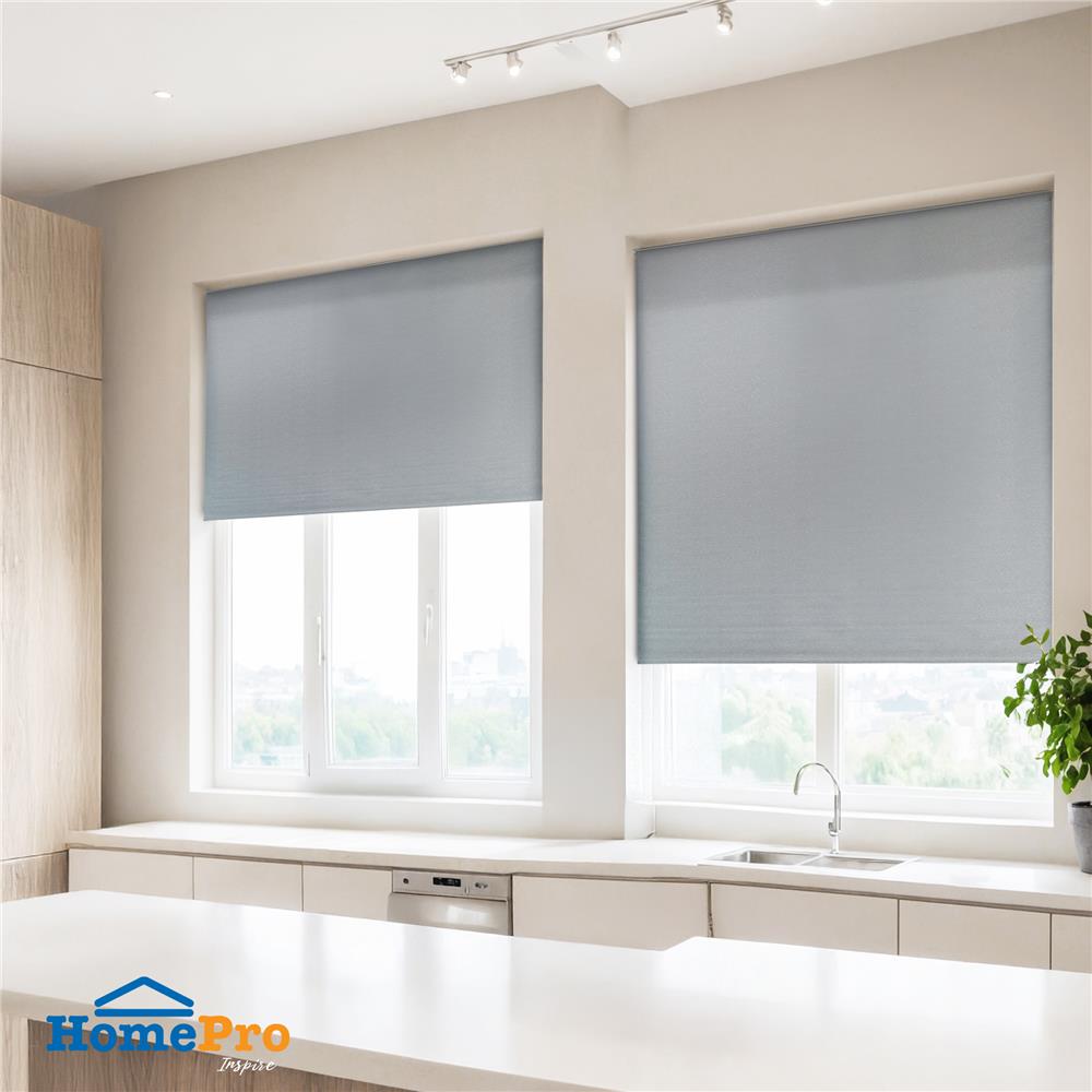 ม่านม้วน HOME LIVING STYLE JENNA 120X160 ซม. สีเทา