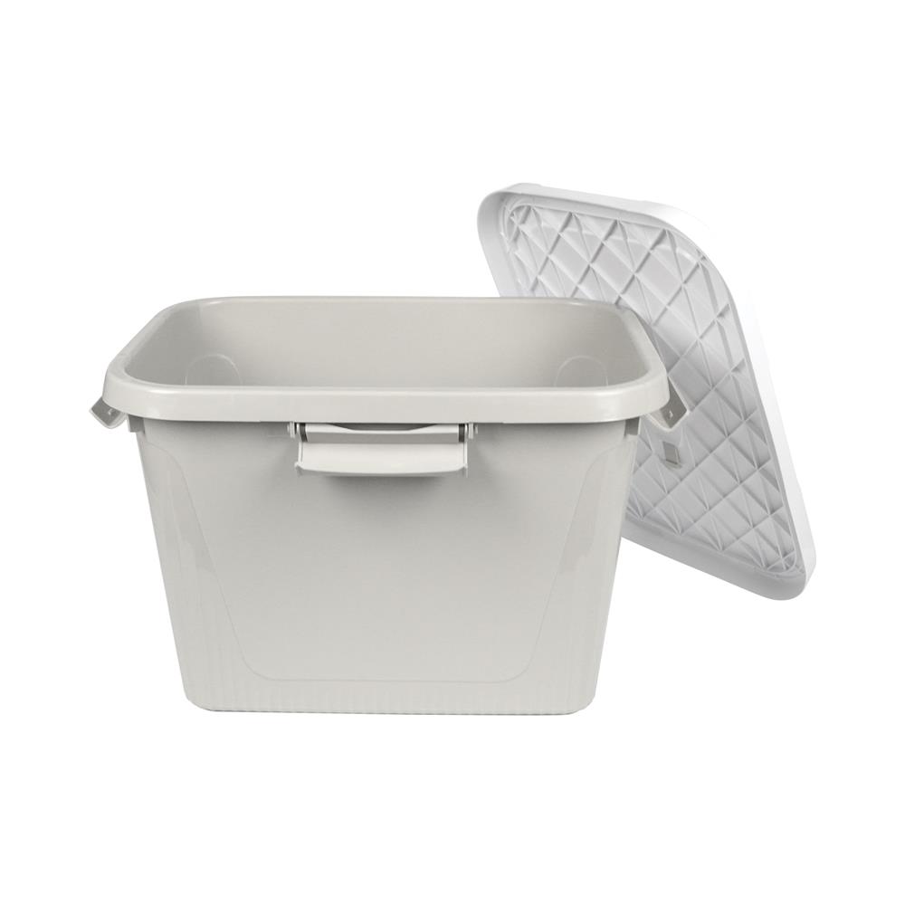 กล่องหูหิ้ว STACKO AB BIG FAMILY 25 ลิตร สีเทา