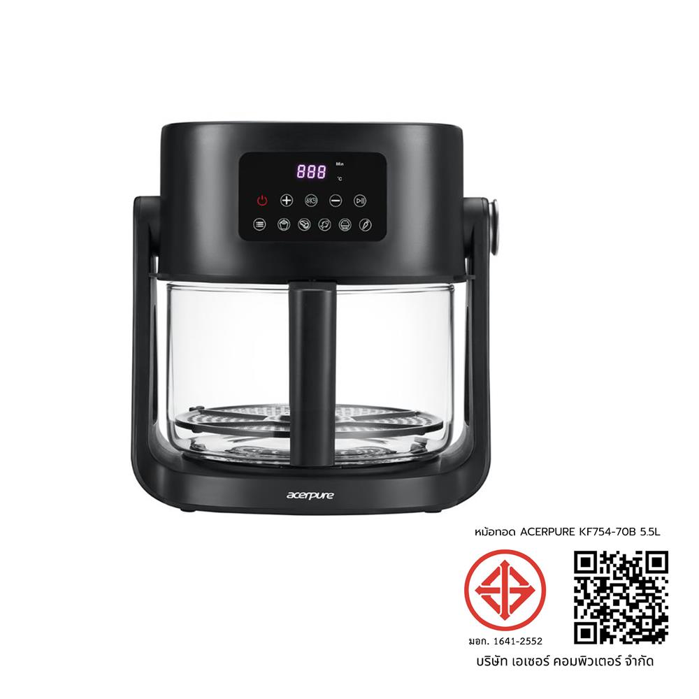 หม้อทอด ACERPURE KF754-70B 5.5 ลิตร สีดำ