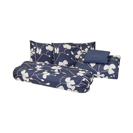 ชุดผ้าปูที่นอน 6 ฟุต (ชุด 6 ชิ้น) HOME LIVING STYLE VIBE สี NAVY_1
